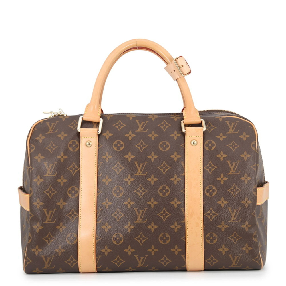 LOUIS VUITTON Authentic Brown Monogram Carryall Boston Bag